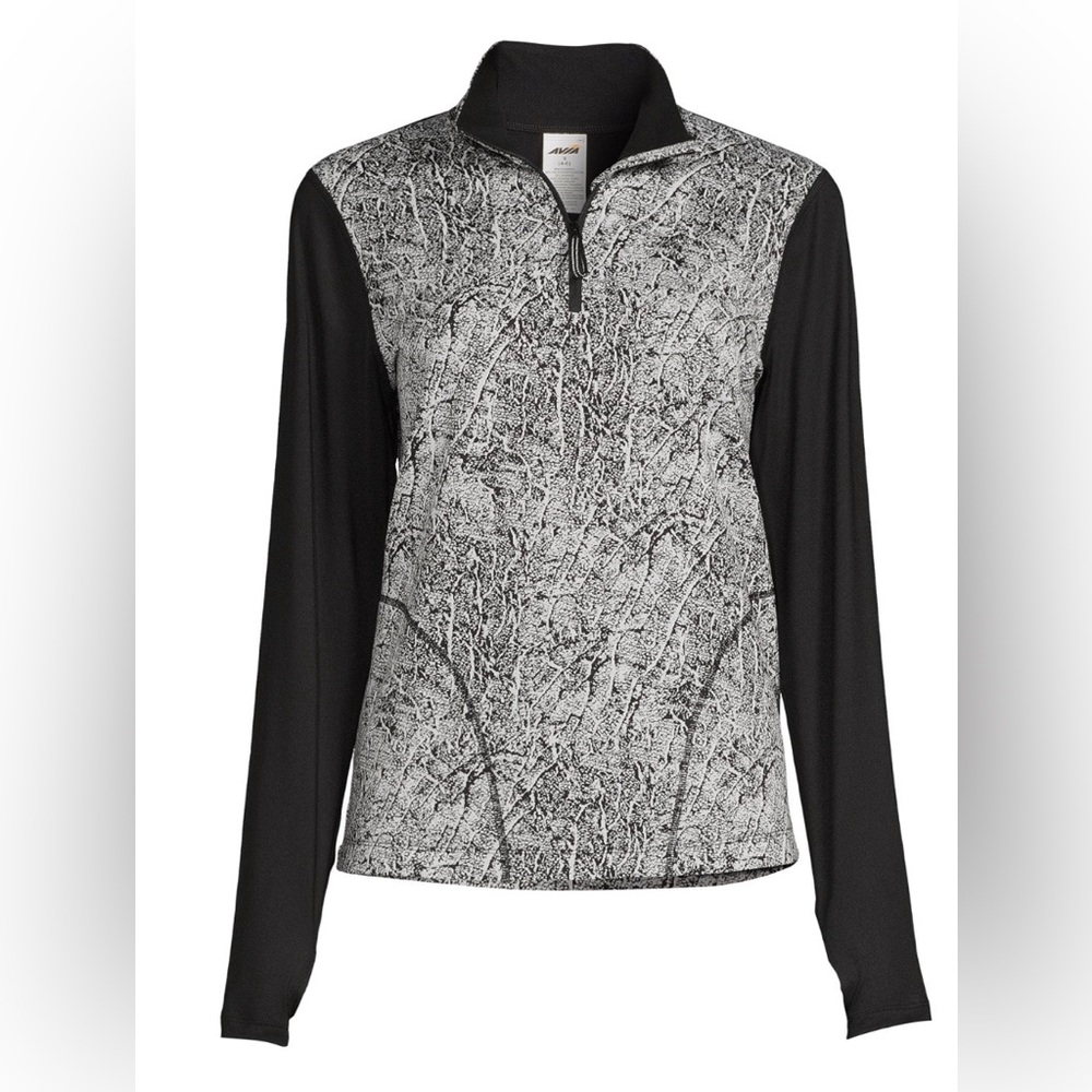 NEW Avia Women's Brushed 1/4 Zip Top